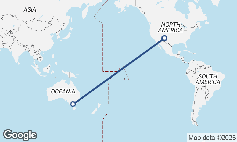 Melbourne to Albuquerque