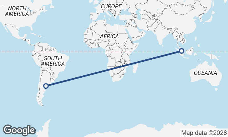 Argentina to Singapore
