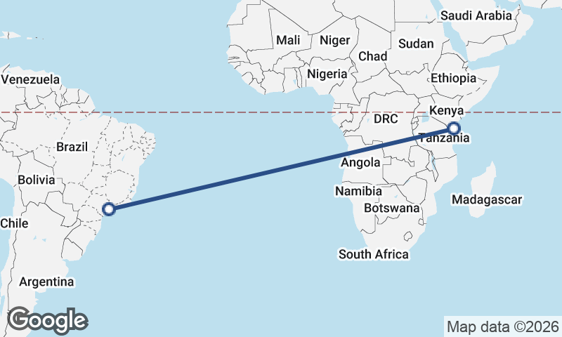 Mombasa to São Paulo
