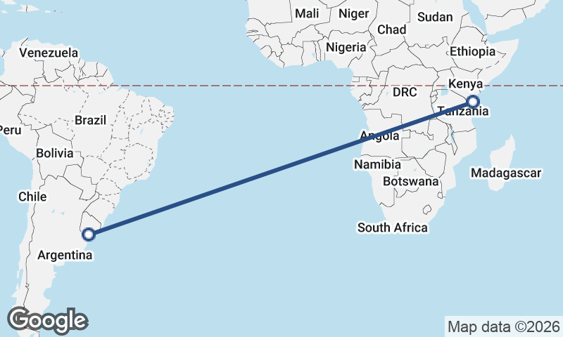 Mombasa to Montevideo