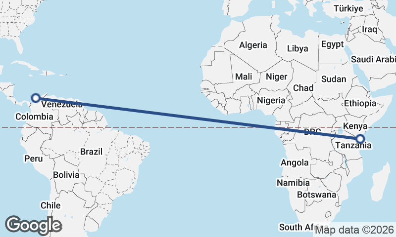 Mombasa to Cartagena