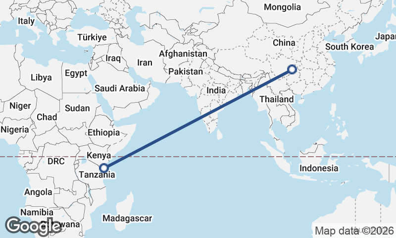 Mombasa to Chongqing