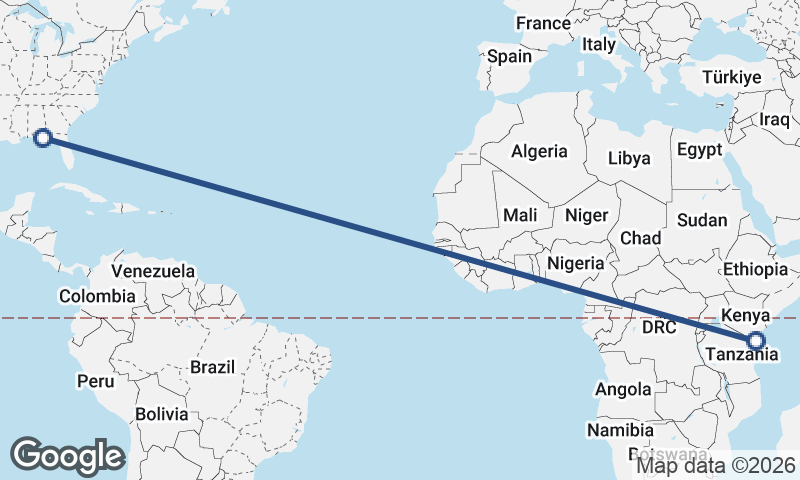 Mombasa to Panama City