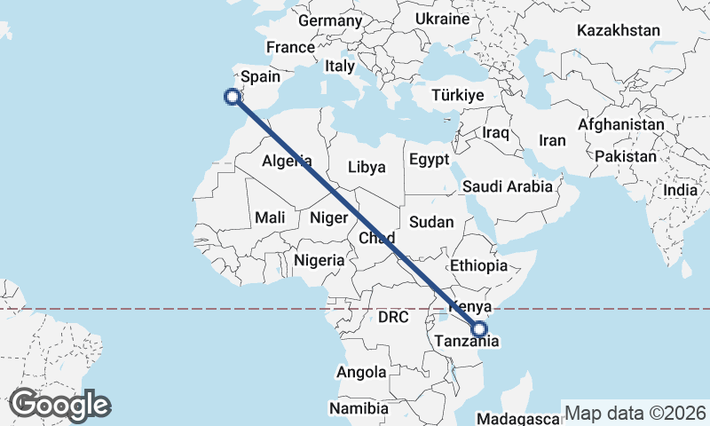 Mombasa to Lisbon