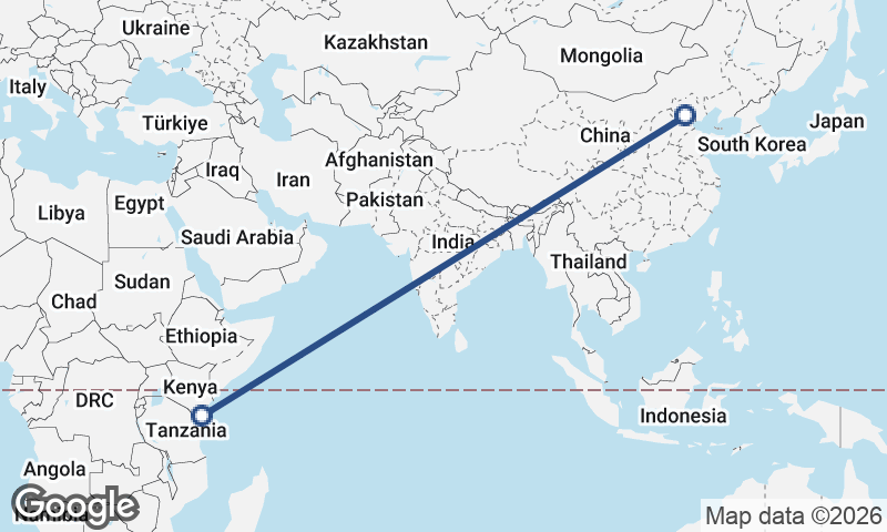 Mombasa to Beijing