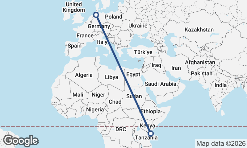 Mombasa to Bremerhaven