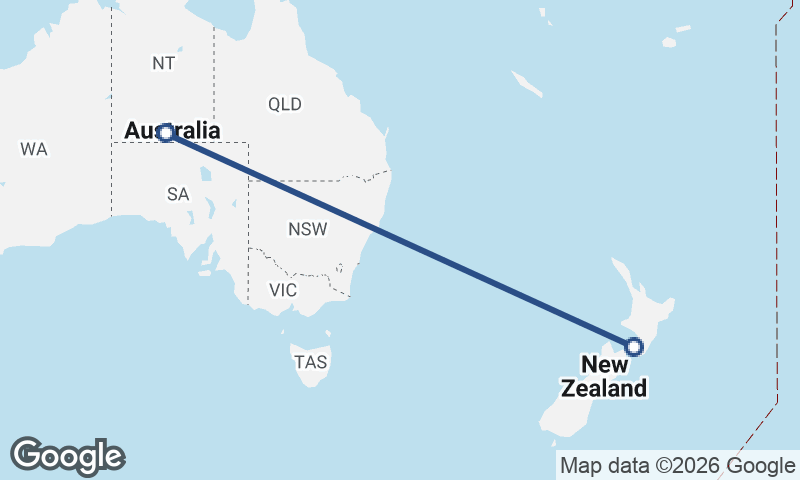 New Zealand to Australia