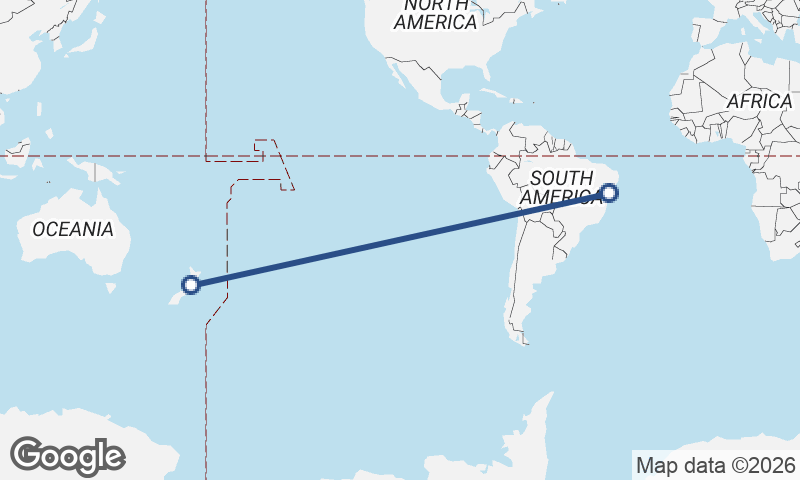 Wellington to Salvador
