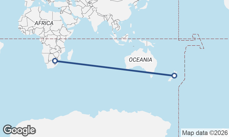 Wellington to Johannesburg