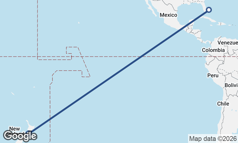 Wellington to Freeport City