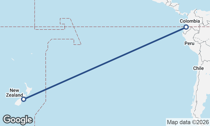 Christchurch to Quito