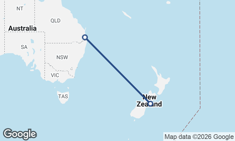 Christchurch to Brisbane