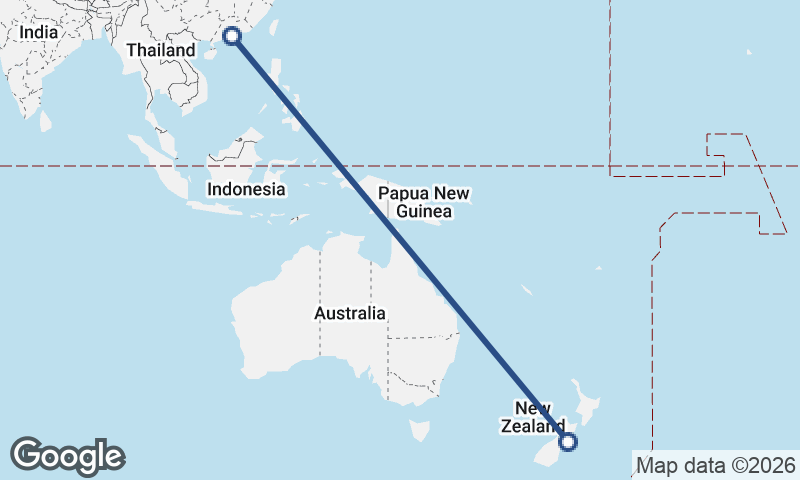 Christchurch to Macau