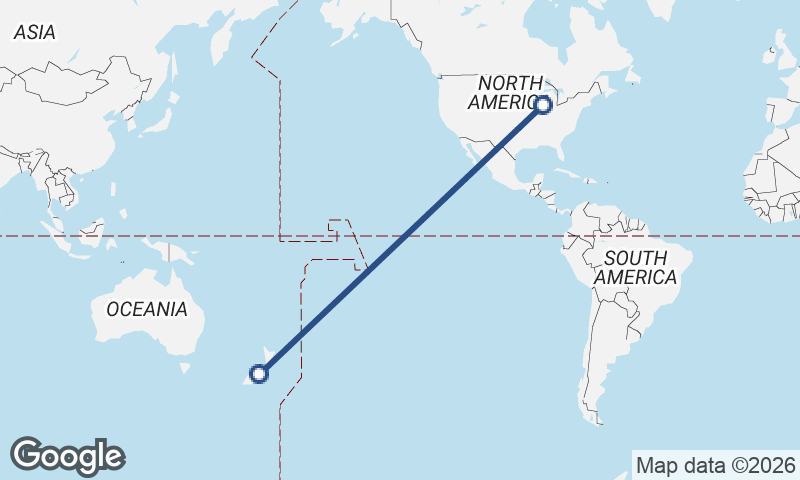 Christchurch to Chicago