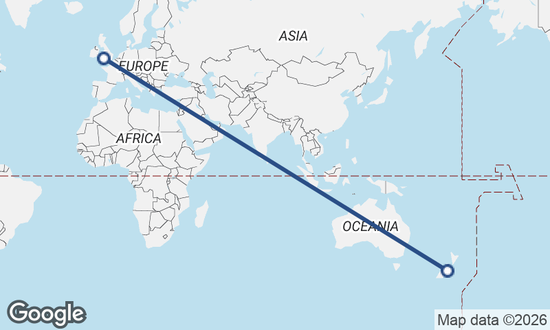 Christchurch to Cardiff