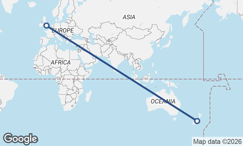 Christchurch to Birmingham