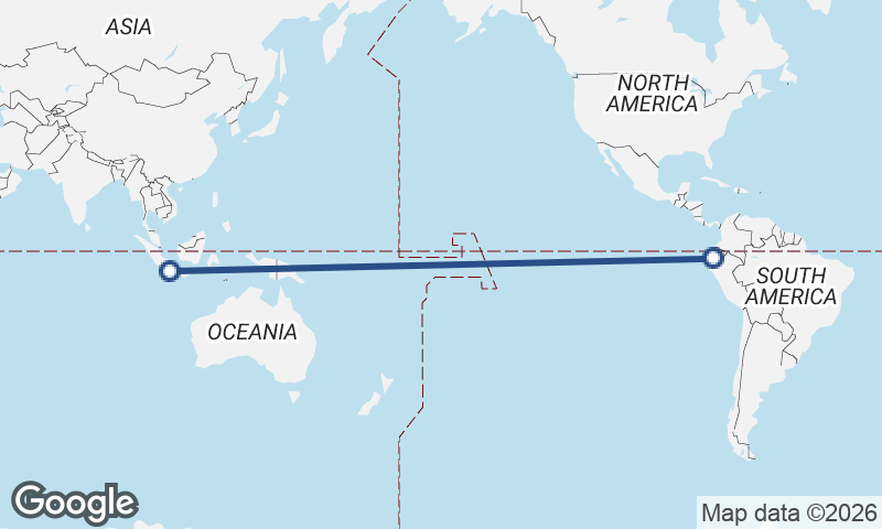 Jakarta to Guayaquil