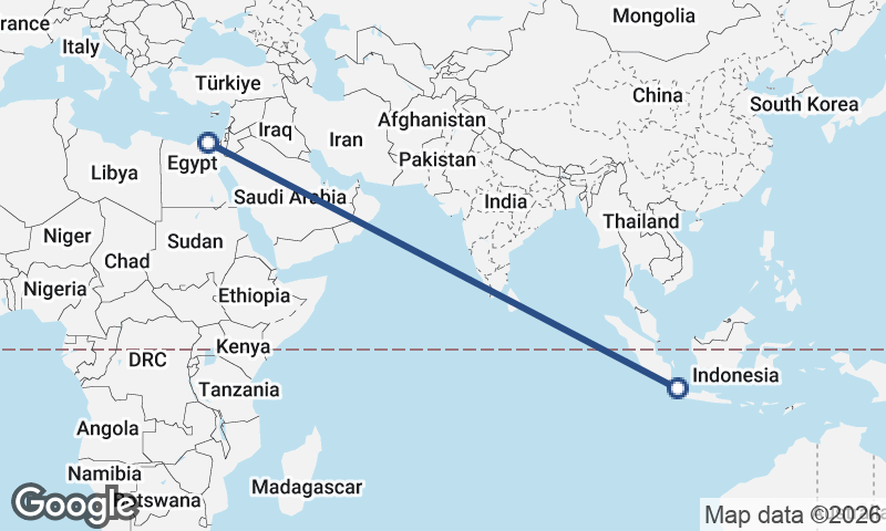 Jakarta to Port Said