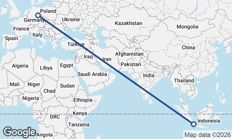 Jakarta to Leipzig