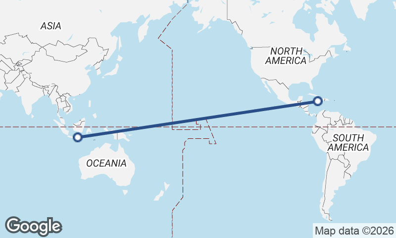 Surabaya to Kingston