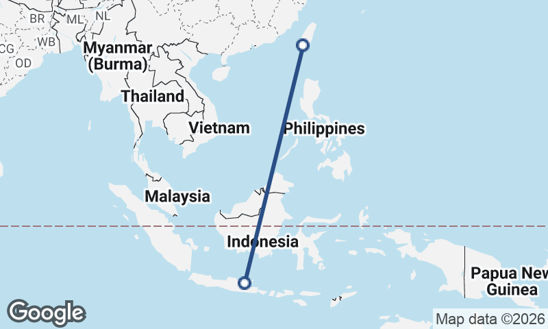 Surabaya to Kaohsiung