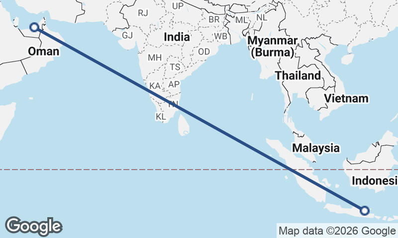 Surabaya to Abu Dhabi