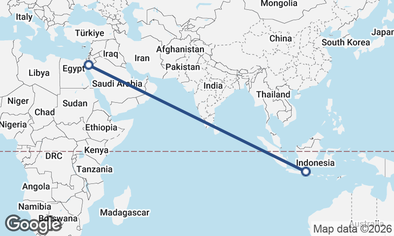 Surabaya to Al ‘Aqabah