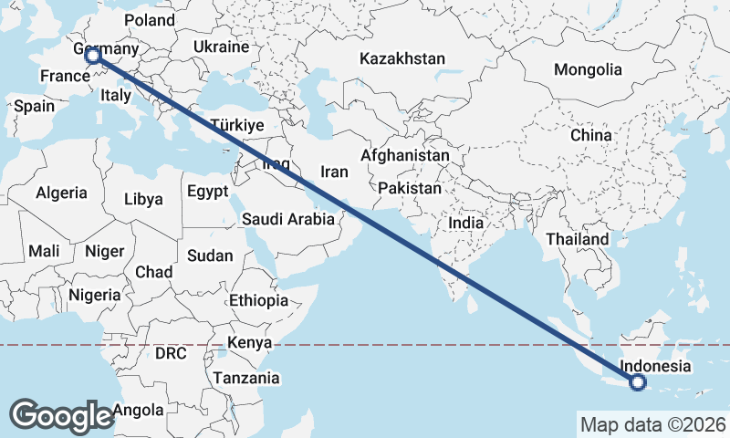 Surabaya to Strasbourg