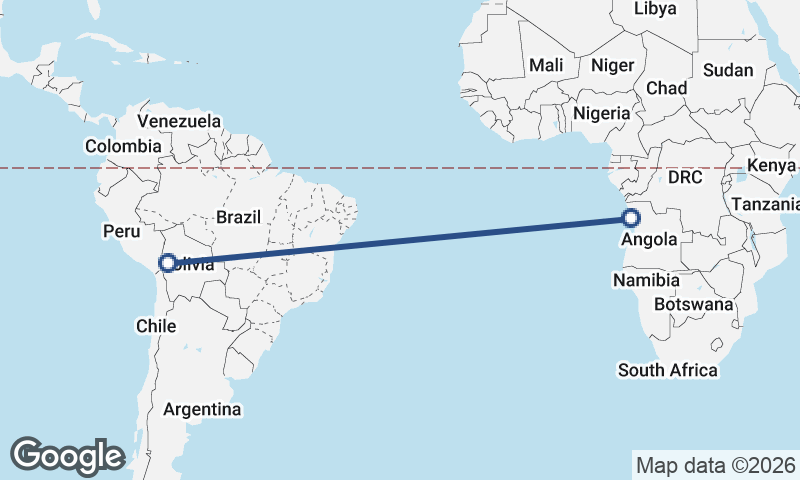 Luanda to La Paz