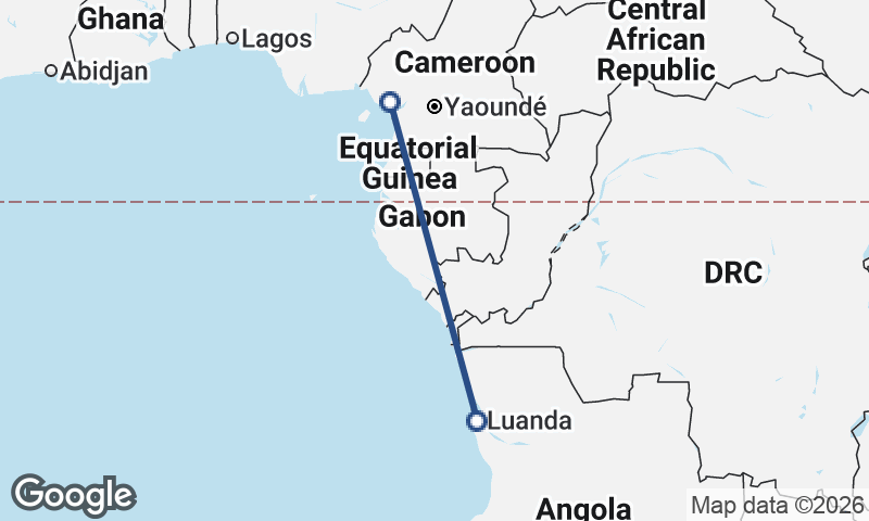 Luanda to Douala