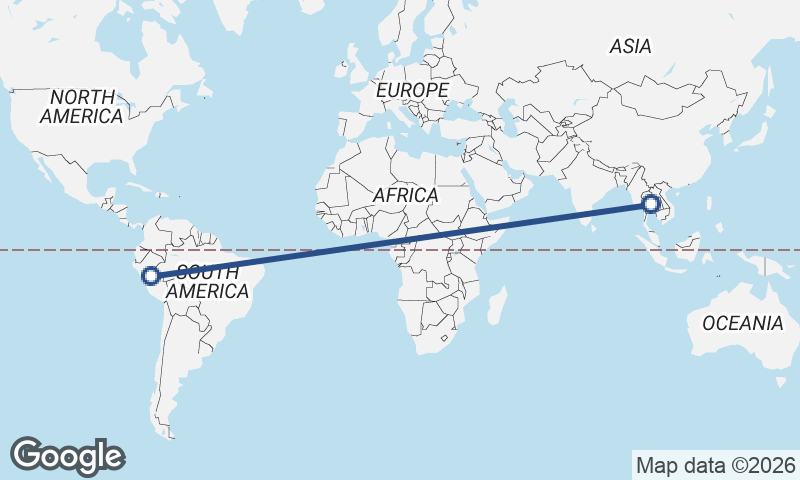 Peru to Thailand