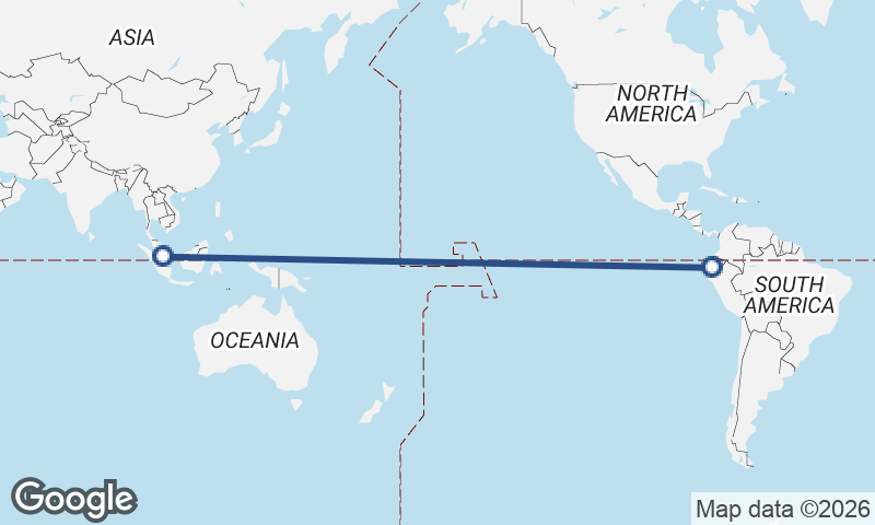 Singapore to Guayaquil