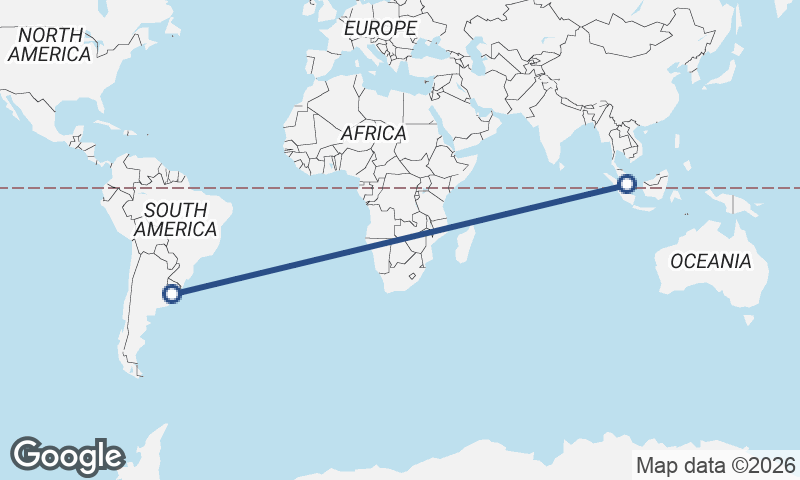Singapore to Montevideo