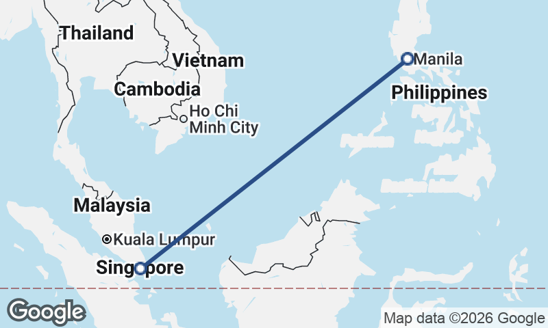 Singapore to Manila