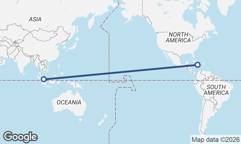 Singapore to Kingston