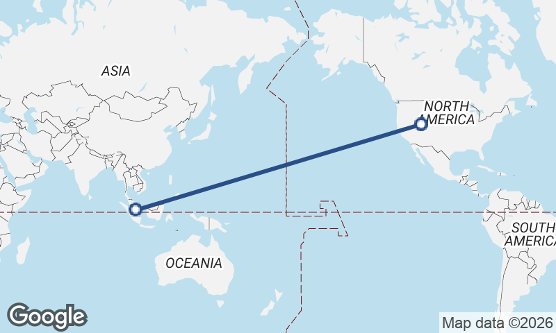 Singapore to Salt Lake City