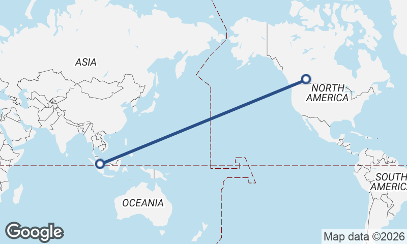 Singapore to Calgary