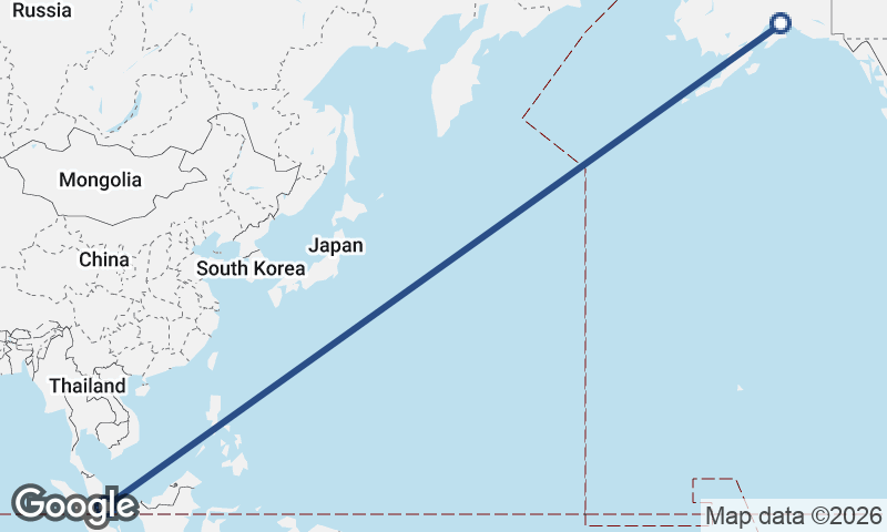 Singapore to Anchorage
