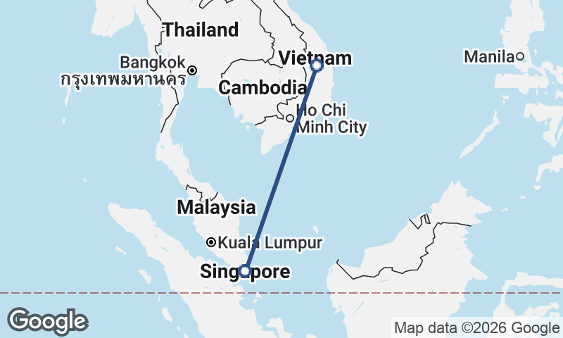Singapore to Vietnam