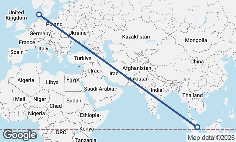 Singapore to Denmark