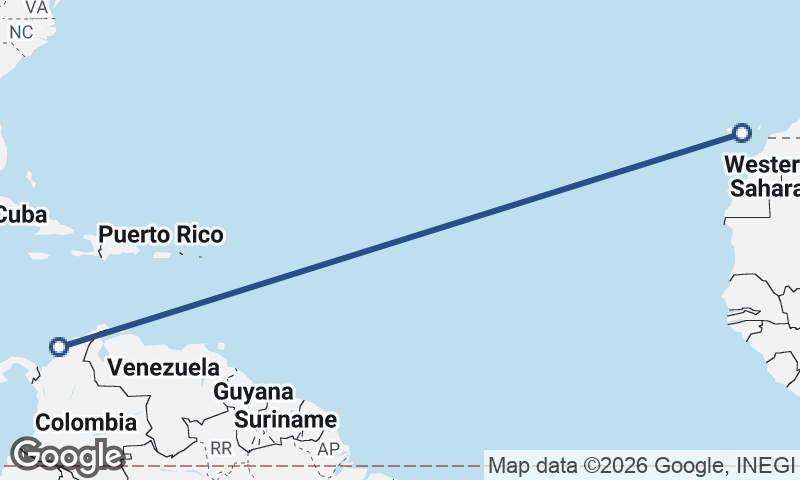 Cartagena to Las Palmas de Gran Canaria