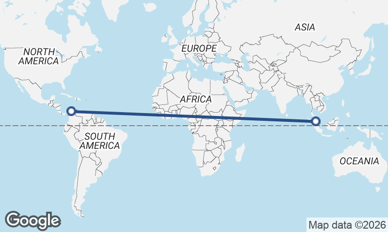 Cartagena to Kuala Lumpur