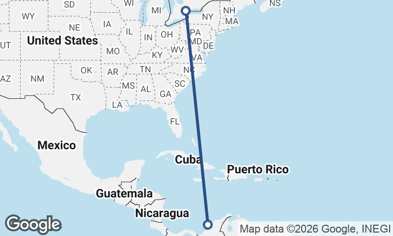 Cartagena to Toronto