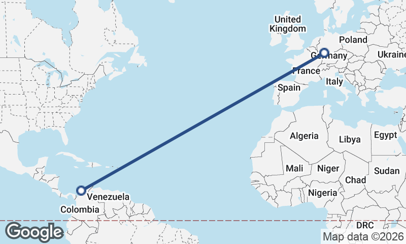 Cartagena to Frankfurt