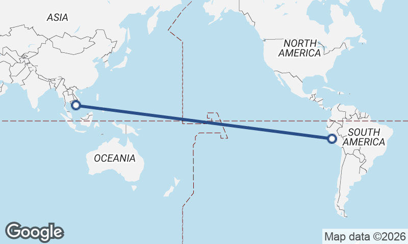 Ho Chi Minh City to Lima