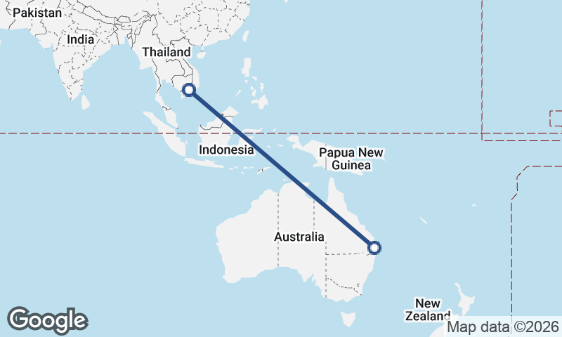 Ho Chi Minh City to Brisbane