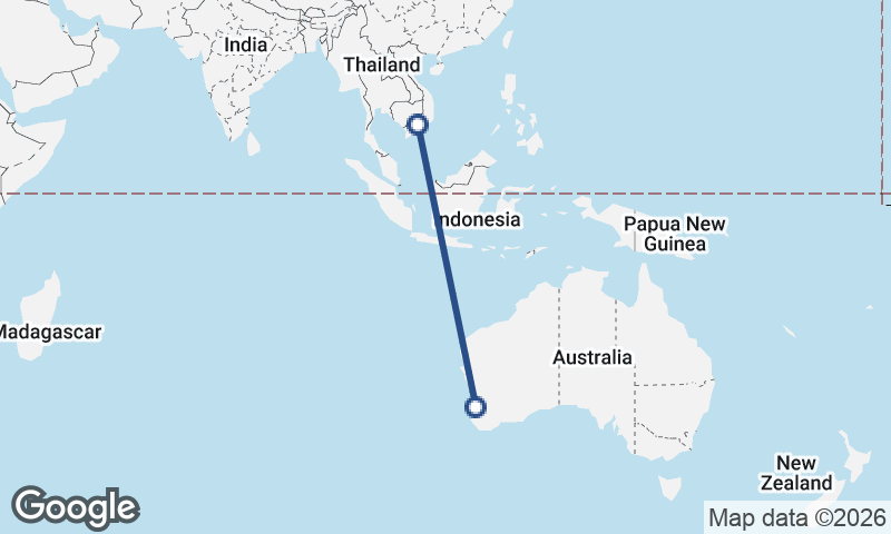 Ho Chi Minh City to Perth