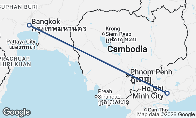 Ho Chi Minh City to Bangkok