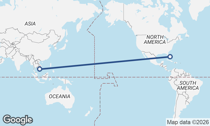 Ho Chi Minh City to Freeport City