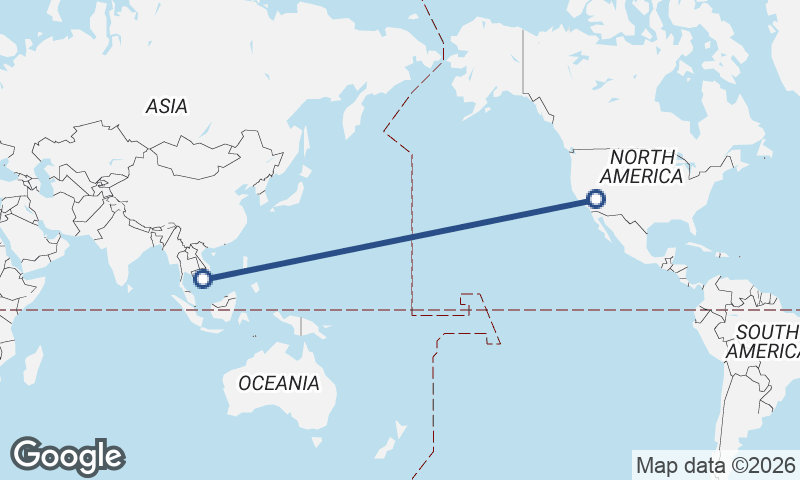 Ho Chi Minh City to Las Vegas